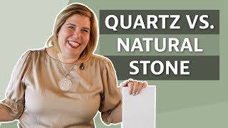 Quartz vs Natural Stone [upl. by Hnirt]