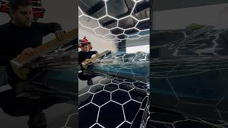 Windshield prep and install🚀 shorts trending automobile detailing windowtint wrapping [upl. by Stormie]