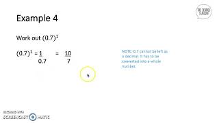 Zero Negative And Fractional Indices  Edexcel GCSE Maths 91 [upl. by Nnor]