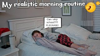 my realistic morning routine Officially Leah🥱 [upl. by Odraboel]