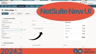 NetSuite New UI  Redwood Experience Theme  20242 [upl. by Edveh]