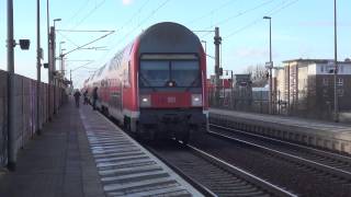 Züge im Bahnhof Berlin Albrechtshof 1080p [upl. by Tarr151]