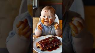 AI Baby’s First Cake Experience 🎂👶  Adorable and Hilarious Momentshorts [upl. by Hirsh418]