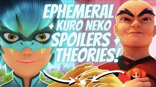 ADRIEN WILL BE AKUMATIZED   NEW MIRACULOUS LADYBUG EPHEMERAL  KURO NEKO SPOILERS  THEORIES  🐞✨ [upl. by Derby]