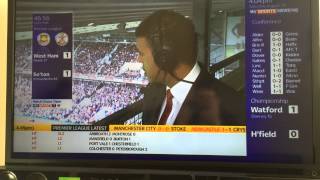 Soccer Saturday  Chris Kamara  West Ham v Southampton [upl. by Ahcsrop]