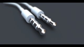 Cheetah3D Tutorial  iPhone Earphone Jack [upl. by Attenahs]