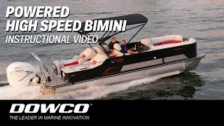 Dowco Marine Power High Speed Bimini – Instructional Video [upl. by Adelbert]