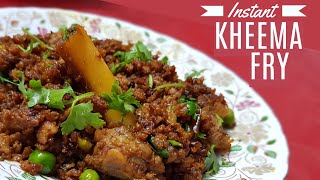 Kheema Fry Recipe  Easy and Simple Method Keema Qeema Kheema Minced Meat [upl. by Nobe905]