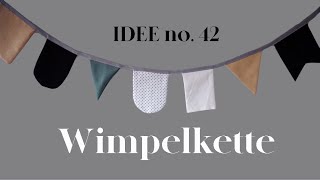 DIY Wimpelkette nähen I Idee no42 [upl. by Enitsuga]