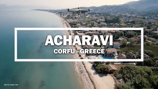 🎬 Acharavi  Corfu Greece ✈ Drone [upl. by Asaert]