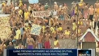 Ilang presong miyembro ng grupong Sputnik nagnoise barrage para hingin ang pagsibak sa warden [upl. by Lore]