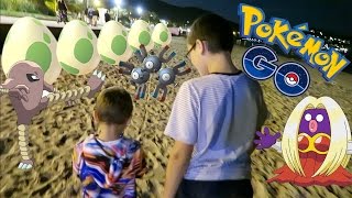 VLOG  ÉCLOSION DOEUFS 10KM et CHASSE AUX POKEMON SUR LA PLAGE DE NUIT  POKEMON GO  12 [upl. by Othella821]