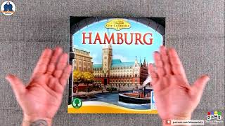 UNBOXING HAMBURG ex Bruges Brugge Board Game indabox [upl. by Liatris]