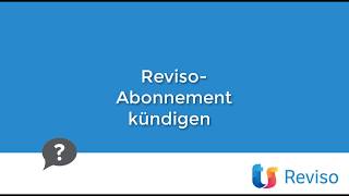 RevisoAbonnement kündigen [upl. by Wadleigh48]