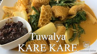 KARE KARE tuwalya ng baka O BEEF TRIPE Recipe [upl. by Bergstein]