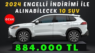 Engelli İndirimi Ötv Muafiyeti ile Alınabilecek 10 Suv [upl. by Firmin]