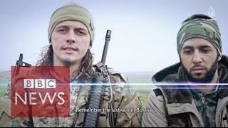 Bosnia Cradle of modern jihadism BBC News [upl. by Iv960]