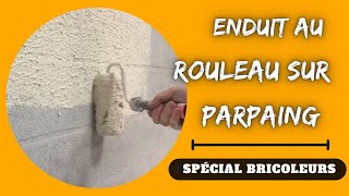 ✅ enduire un mur de clôture muret de jardin [upl. by Rollie410]