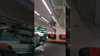 Travelling inside Austrian Railjet train in 1st class [upl. by Jeanie86]