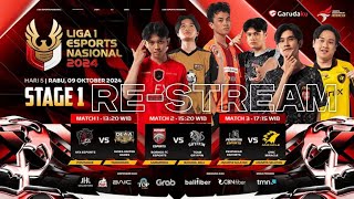 🔴LIGA 1 ESPORTS NASIONAL 2024  WEEK 2 DAY 3 STAGE 1  RESTREAM [upl. by Roley]