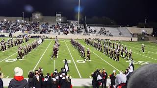 Ennis High School Band amp Lionettes at EHS vs Melissa Playoff 111822 video by TC Videos Culpeppers [upl. by Yonit]