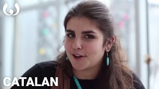 Anita speaking Catalan  Romance languages  Wikitongues [upl. by Aileek]