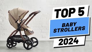 Top 5 BEST Baby Strollers in 2024  Budget Baby Stroller Systems amp More [upl. by Ela798]