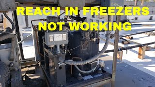 REACH IN FREEZER NOT WORKING [upl. by Itsud]