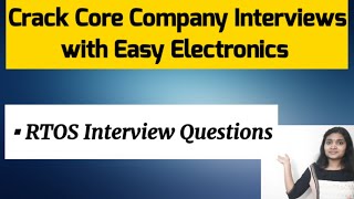 RTOS Interview Questions Core Company Interview Questions of Electronics [upl. by Naic333]