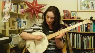 Banjo lesson 2  First chord and tune Beginners tutorial  frailing  clawhammer banjo [upl. by Arlo]