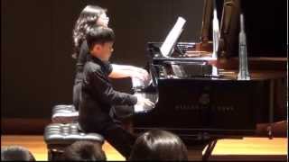 Rachmaninoff Piano Concerto No1 Mvmt1 by Joshua Han 10 years old [upl. by Clare]