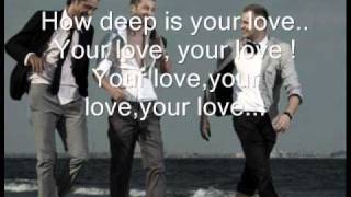 How Deep Is Your Love  Akcent with lyrics [upl. by Morocco161]