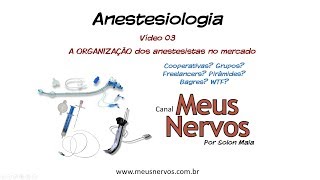 Anestesiologia 03  A ORGANIZAÇÃO dos anestesistas no mercado [upl. by Ahser281]