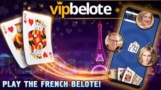 Belote Coinche and Tarot Online  VIP Belote [upl. by Longley]