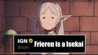 IGN Says Frieren is an Isekai and The Community Reacts Negatively [upl. by Rebecka]