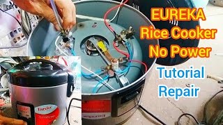 RICE COOKER NO POWER REPAIR  TUTORIAL [upl. by Ehav]