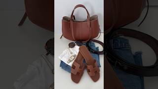 Hermes Oran Sandals OOTD  Céline  Me hermes hermesoran classicstyle outfitoftheday [upl. by Cotsen496]