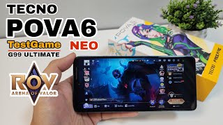 TECNO POVA6 เล่นเกม ROV [upl. by Benedic]