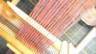 Rigid Heddle Loom Double Weave Tube Double Wide Cloth [upl. by Aynna]