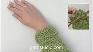 How to extend a knitted sleeve or body [upl. by Odraode]