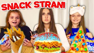 MANGIAMO gli SNACK più STRANI al MONDO CHALLENGE 🥵🤢🤮 [upl. by Leirbma582]