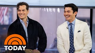 Henry Cavill Henry Golding talk new WWII film based on true story [upl. by Nahtanhoj]