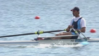 Mens Single Sculls Rowing Repechage 1 Replay  London 2012 Olympics [upl. by Urata]