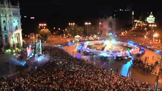 Real Madrid fan Celebration of champions league in Cibeles 2014 2505 at 4h [upl. by Eliott]