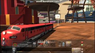 Train Simulator 2014 HD EXCLUSIVE EMD F7s on The Holiday Express [upl. by Stephens]