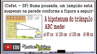 PROBLEMA DE TRIGONOMETRIA COM SENO  COSSENO  TANGENTE 3  Prof Robson Liers  Mathematicamente [upl. by Rehpotsyrhc811]