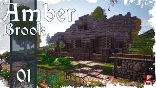 Minecraft Timelapse  River Valley House  collab w fWhip [upl. by Tessy]