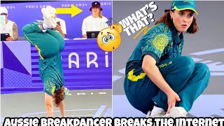 Aussie Breakdancer Raygun Wins Over Internet with Kangaroo amp Headstand Move at Breaking Olympics [upl. by Namus136]