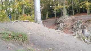 Im Herbst unterwegs mit dem Haibike eq xDuro fs rx 2012 mit Bosch Motor [upl. by Atnamas]