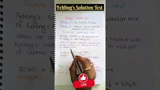 🧑‍🔬 Fehling solution Test 🔥🔥🔥 shorts neet iitjee jeemains boards viralshorts [upl. by Ahsirek73]